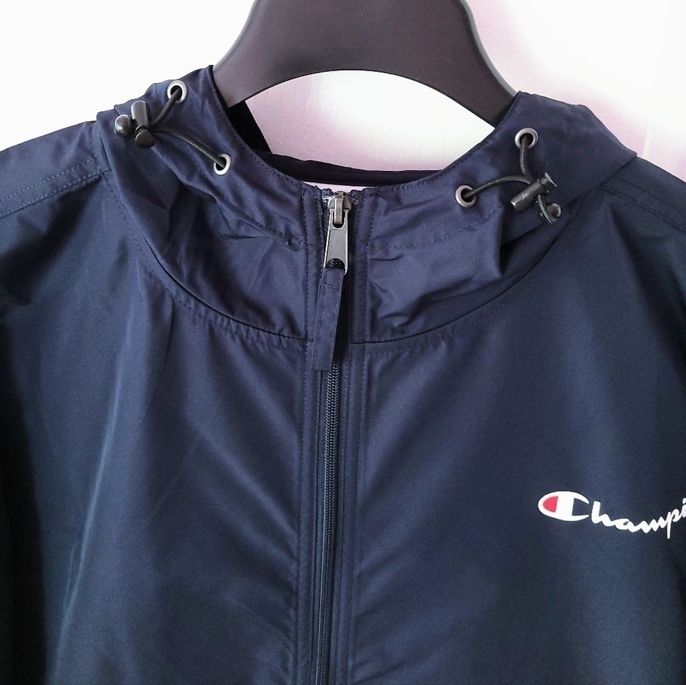 Men's Champion Packable Stadium Jacket Navy XXL - Picture 4 of 8